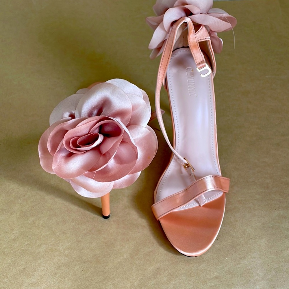 Brand new satin shoes